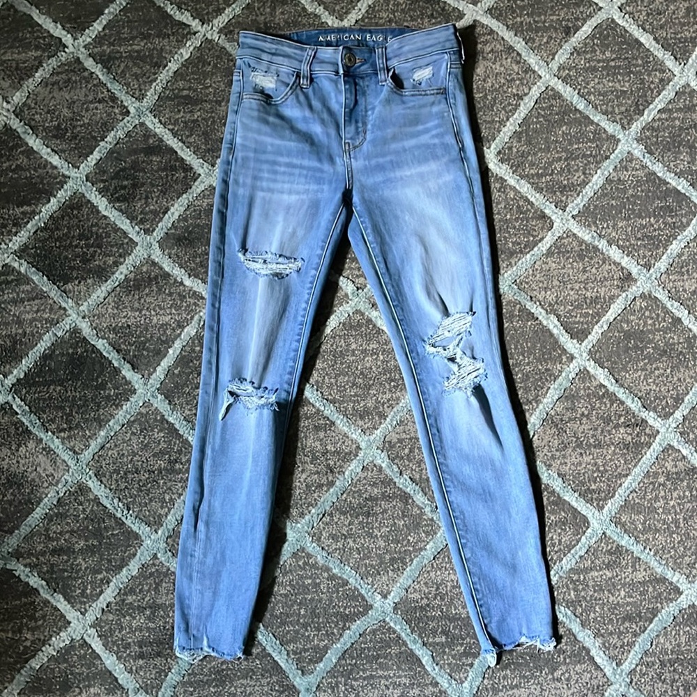 American Eagle Temp-Tech Hi-Rise Jegging, Size 0 Short